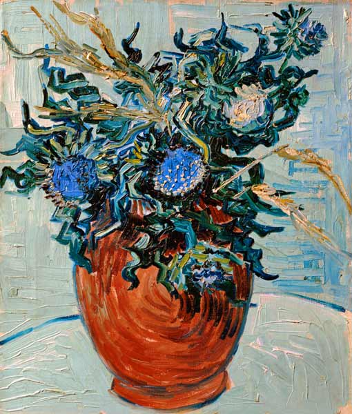 Still life with thistles from Vincent van Gogh