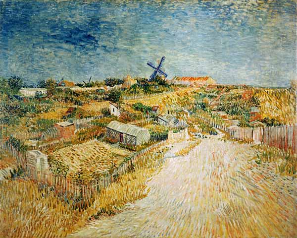 Gemüsegärten auf dem Montmartre from Vincent van Gogh