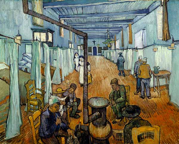Dormitory in the hospital in Arles from Vincent van Gogh