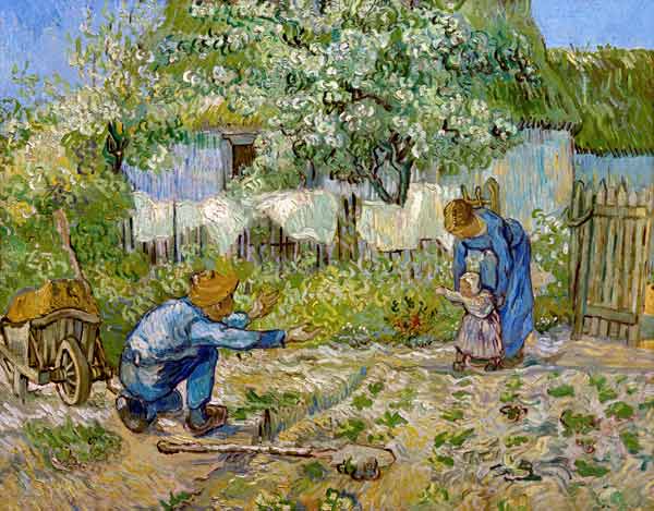 First steps (after Millet) from Vincent van Gogh