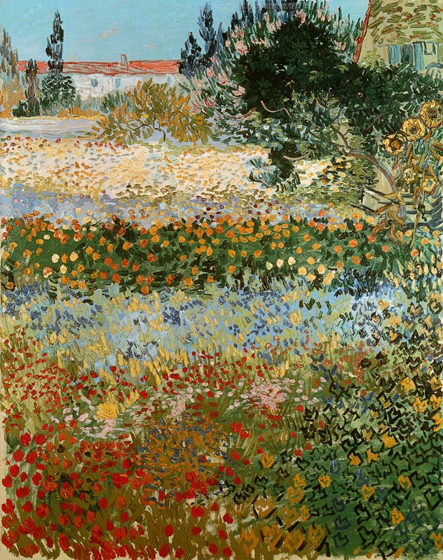 Flower garden from Vincent van Gogh