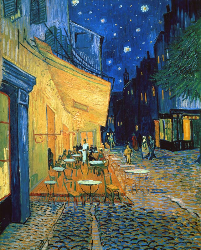 Cafe Terrace at Night from Vincent van Gogh