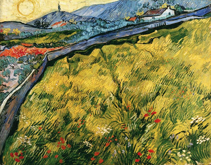 V.v.Gogh, Cornfield at sunrise from Vincent van Gogh