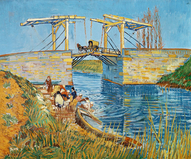 The Langlois Bridge at Arles from Vincent van Gogh