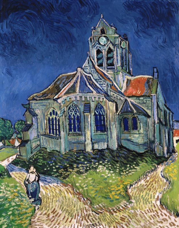The Church at Auvers-sur-Oise from Vincent van Gogh