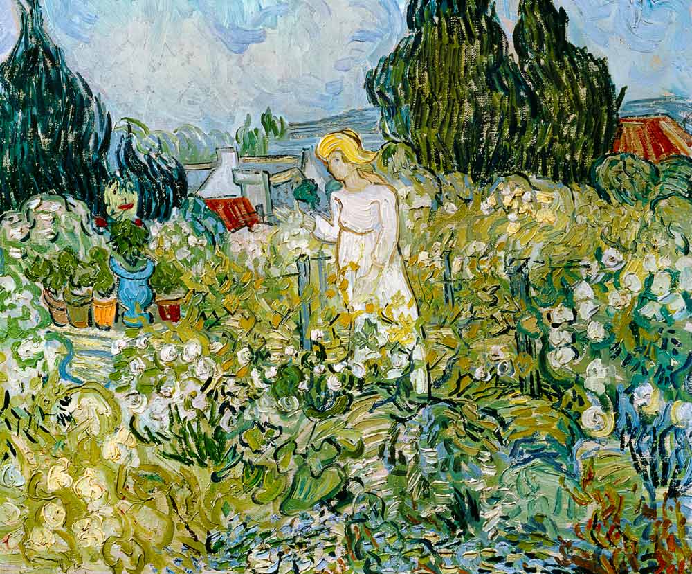 Marguerite Gachet in her garden from Vincent van Gogh