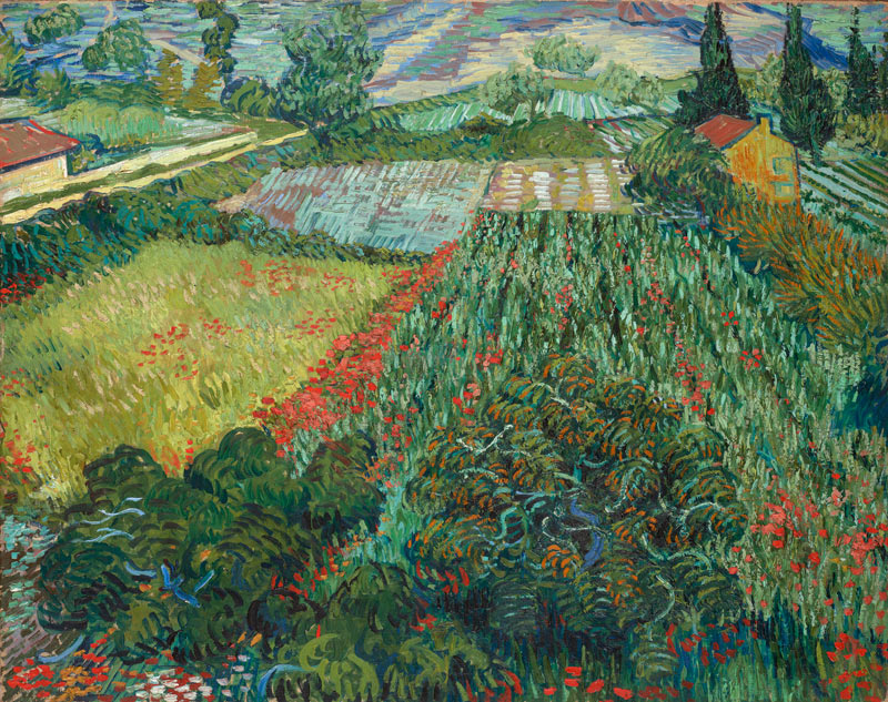 Field with poppies from Vincent van Gogh