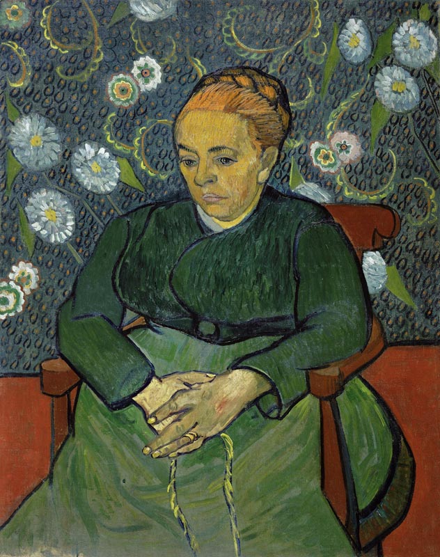 Portrait of Madame Roulin (La Berceuse) from Vincent van Gogh
