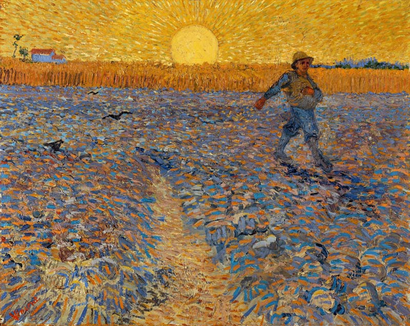 Sower With Setting Sun from Vincent van Gogh