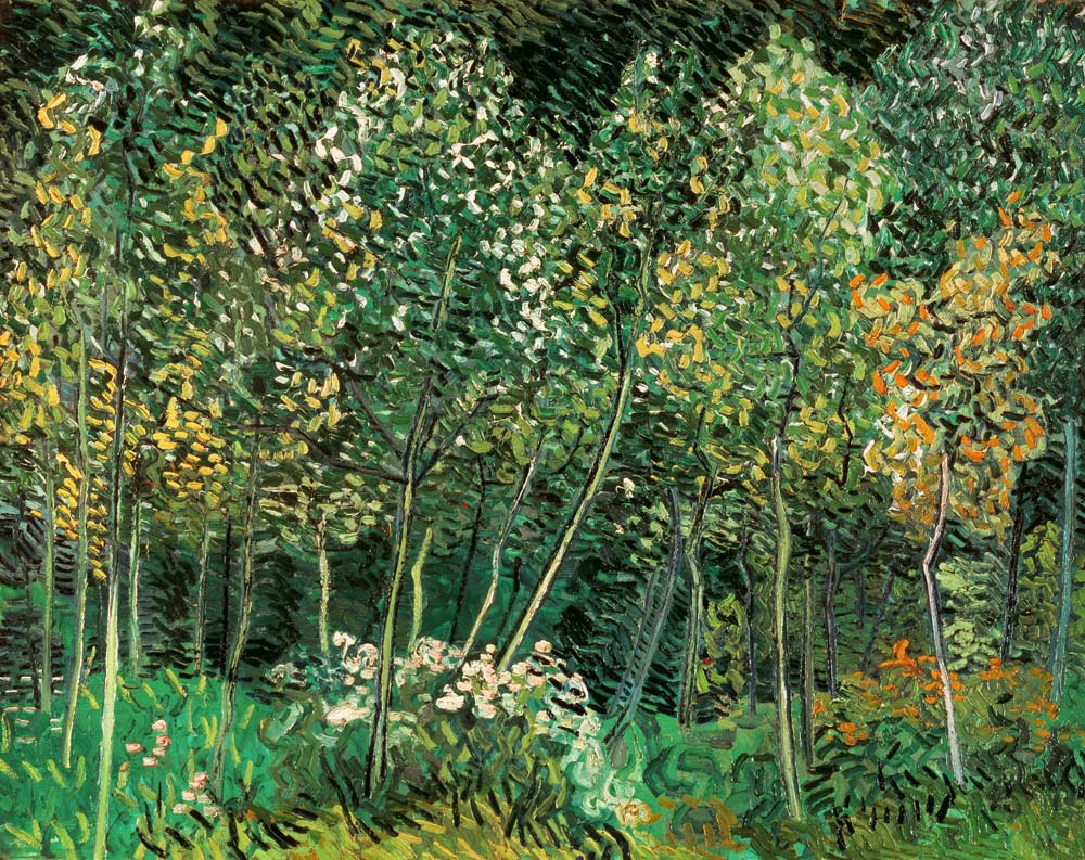 van Gogh / Small forest / July 1890 from Vincent van Gogh