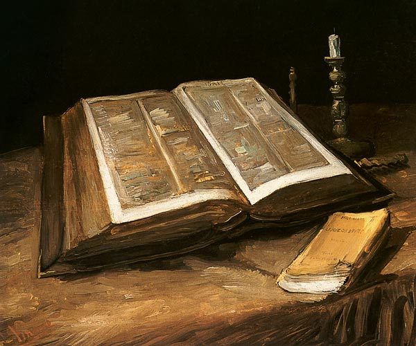 Still life with Bible from Vincent van Gogh