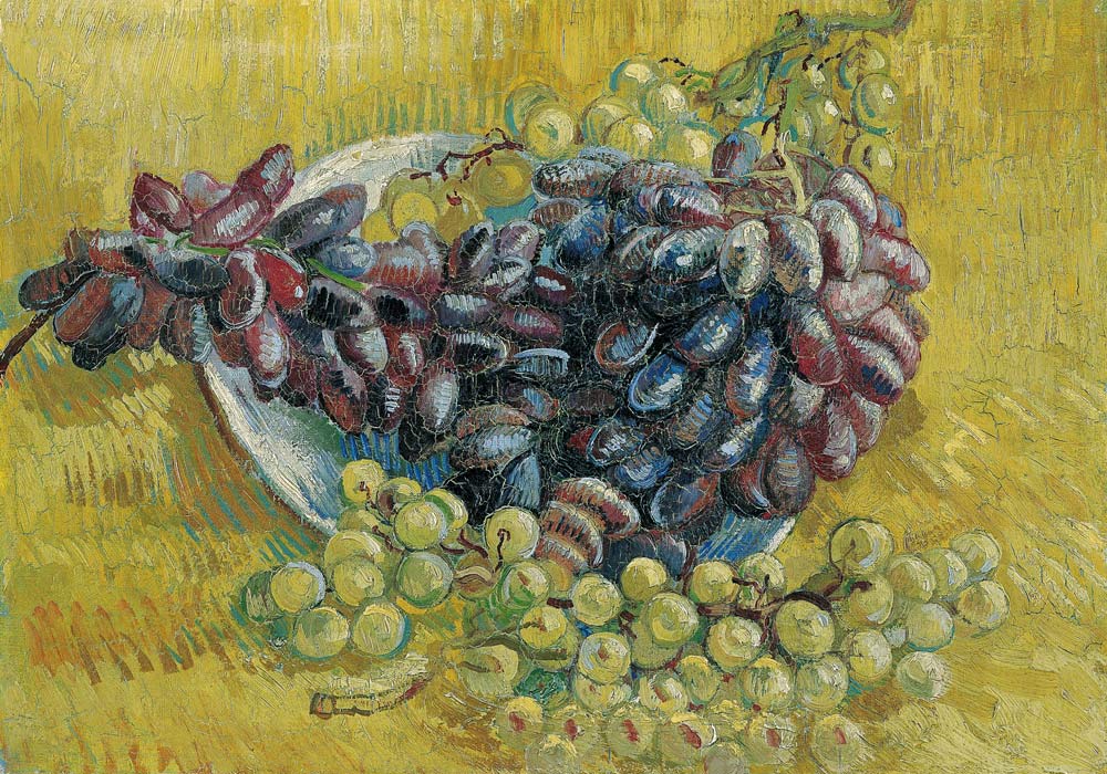 Still life with grapes from Vincent van Gogh