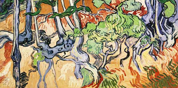 V.v.Gogh / Tree roots and tree trunks from Vincent van Gogh