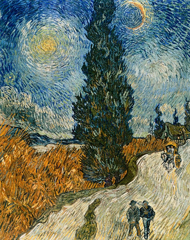 Road with Cypresses from Vincent van Gogh