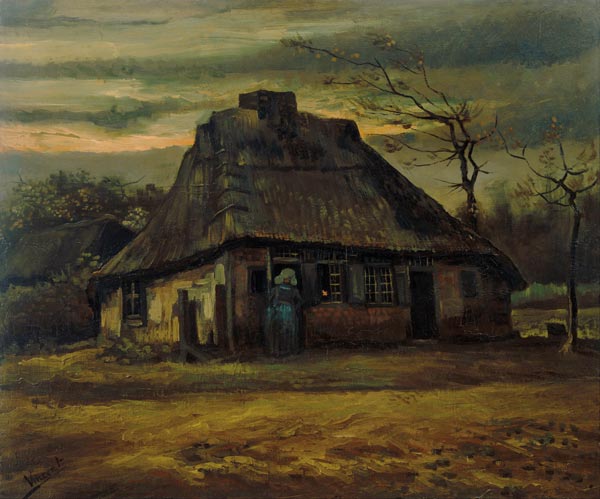The cottage from Vincent van Gogh