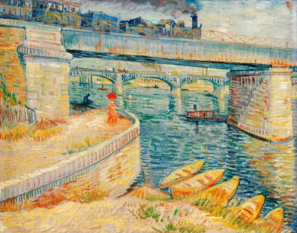 V.v.Gogh, Die Brücken von Asnières from Vincent van Gogh