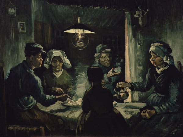 The potato eaters from Vincent van Gogh