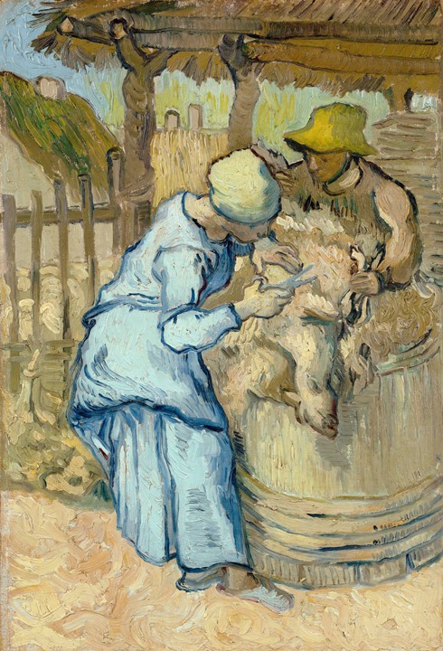 The sheep-shearer (after Millet) from Vincent van Gogh