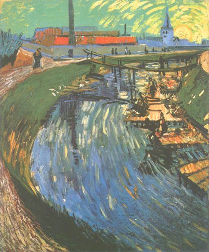 The channel of La Roubine you Roi from Vincent van Gogh