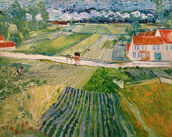 Landscape at Auvers after the Rain from Vincent van Gogh