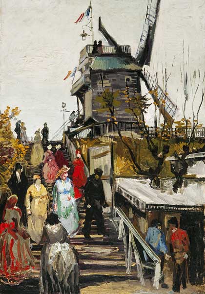 Le Moulin de Blute-Fin from Vincent van Gogh