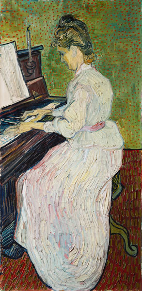 Mademoiselle Gachet at the piano from Vincent van Gogh