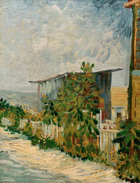 V.v.Gogh, Shelter on Montmartre/ Paint. from Vincent van Gogh
