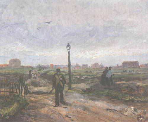 At the outskirts of Paris from Vincent van Gogh