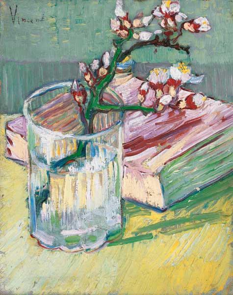 Stillleben mit blühendem Mandelzweig from Vincent van Gogh