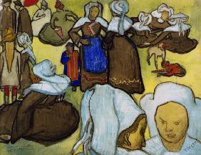 V.Gogh n.Bernard, Bretonische Frauen...