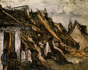V.van Gogh, Cottages in Chaponval / Ptg.