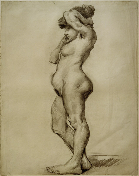 V.van Gogh, Standing Female Nude /Draw. from Vincent van Gogh