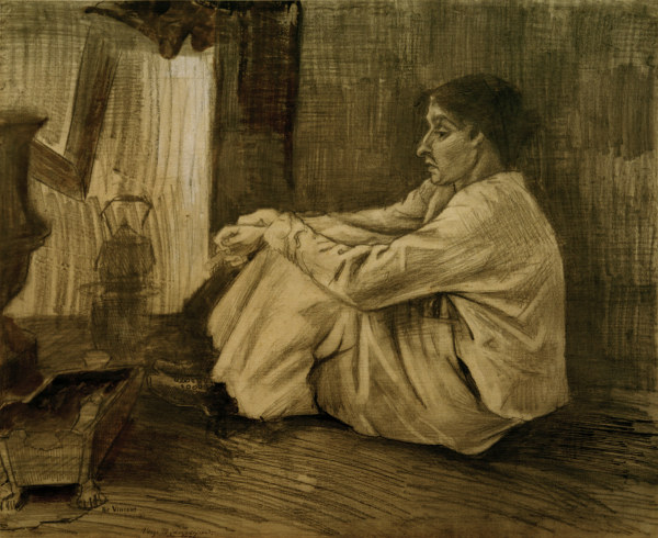V.van Gogh, Woman Near Stove /Draw./1882 from Vincent van Gogh