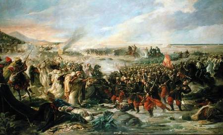 The Battle of Tetuan in 1868 from Vincente Gonzalez Palmaroli
