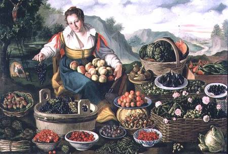 The Fruit Seller from Vincenzo Campi