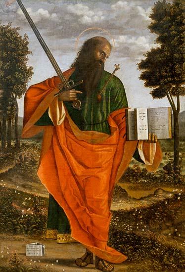 V.Carpaccio / Apostle Paul / 1520 from Vittore Carpaccio