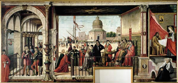 The Arrival of the English Ambassadors, from the St. Ursula Cycle from Vittore Carpaccio