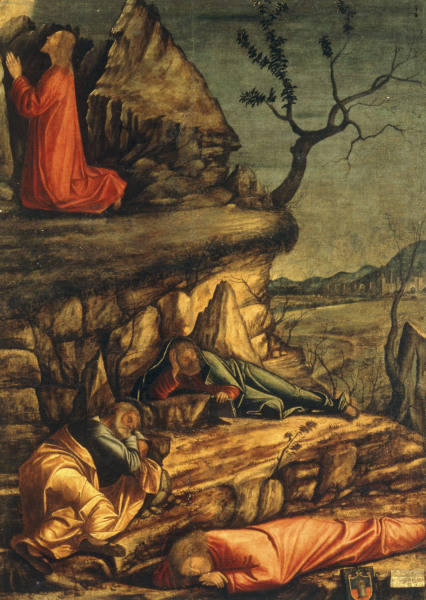 V.Carpaccio /Christ at Mt.of Olives/ Ptg from Vittore Carpaccio