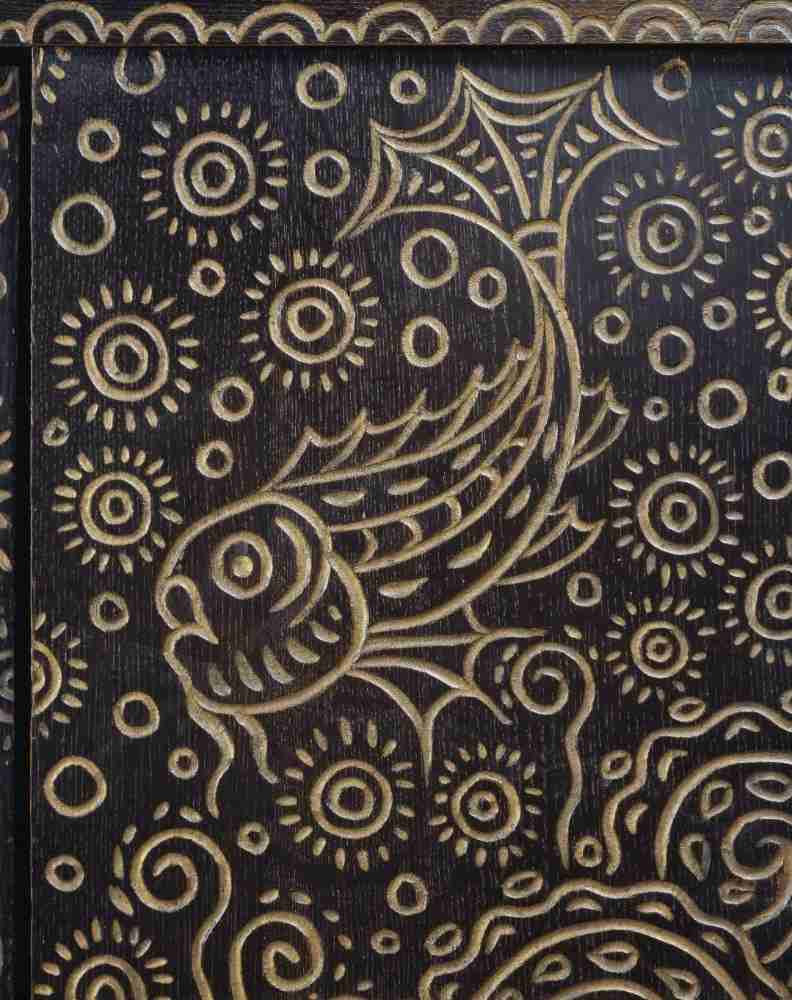 Decorative door of a sideboard from Vittorio Zecchin