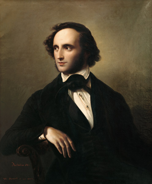 Felix Mendelssohn-Bartholdy from W. Hensel