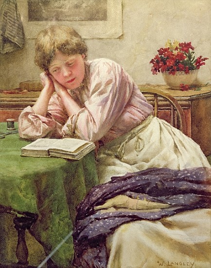 A Quiet Read from Walter Langley