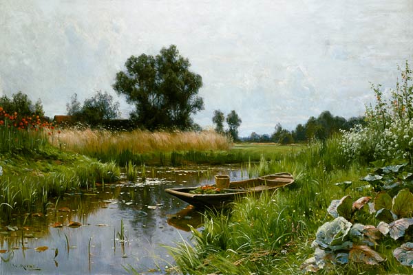 Idyll at the water from Walter Moras