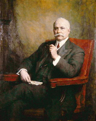 Portrait of Sir Edward Hopkinson Holden (1848-1919) First Baronet 1911 (oil on canvas) from Walter William Ouless