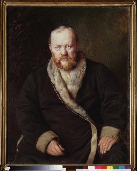 Portrait of the Dramatist Alexander N. Ostrovsky (1823-1886)