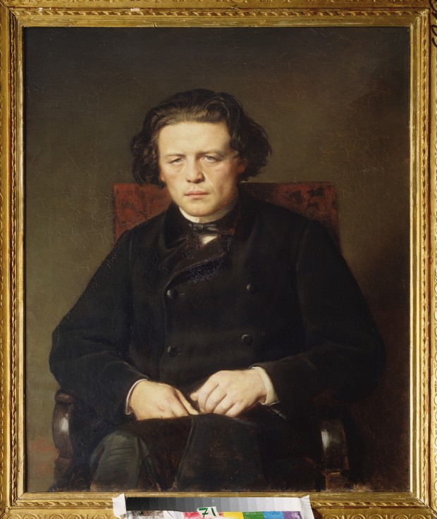 Portrait of the composer Anton Rubinstein (1829-1894) from Wassili Perow