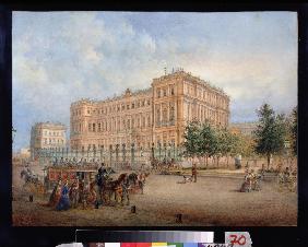 View of the Nicholas Palace in St. Petersburg