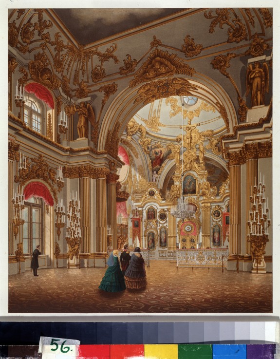 The Grand Church of the Winter Palace in St. Petersburg from Wassili Sadownikow