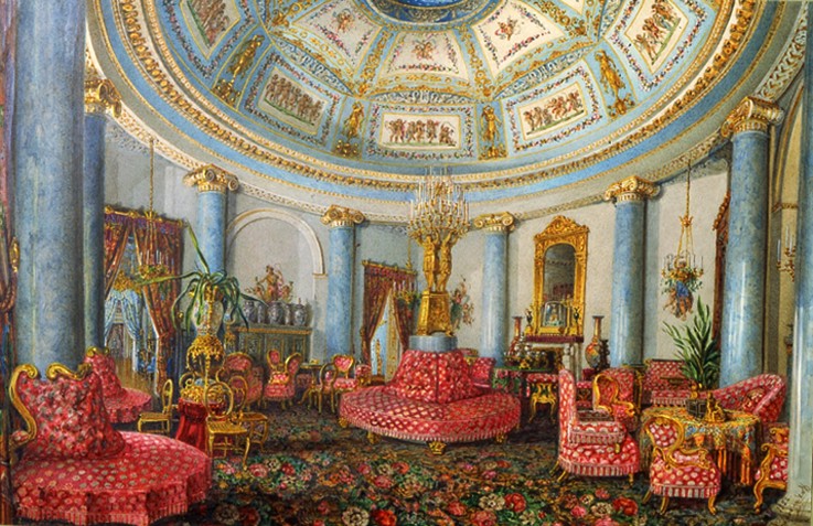 The Rotunda in the Yusupov Palace in St. Petersburg from Wassili Sadownikow