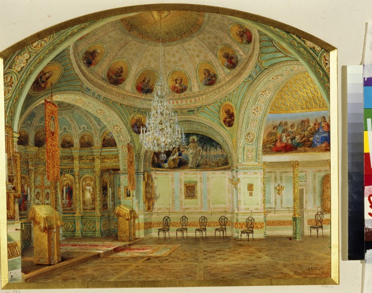 Interior of the House Church in the Yusupov Palace in St. Petersburg from Wassili Sadownikow