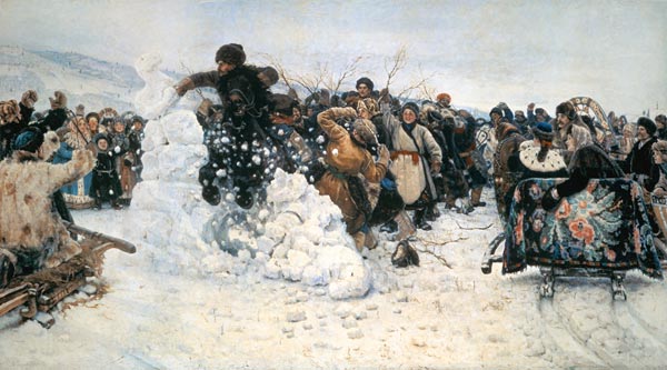 Einnahme der Schneestadt from Wassilij Iwanowitsch Surikow